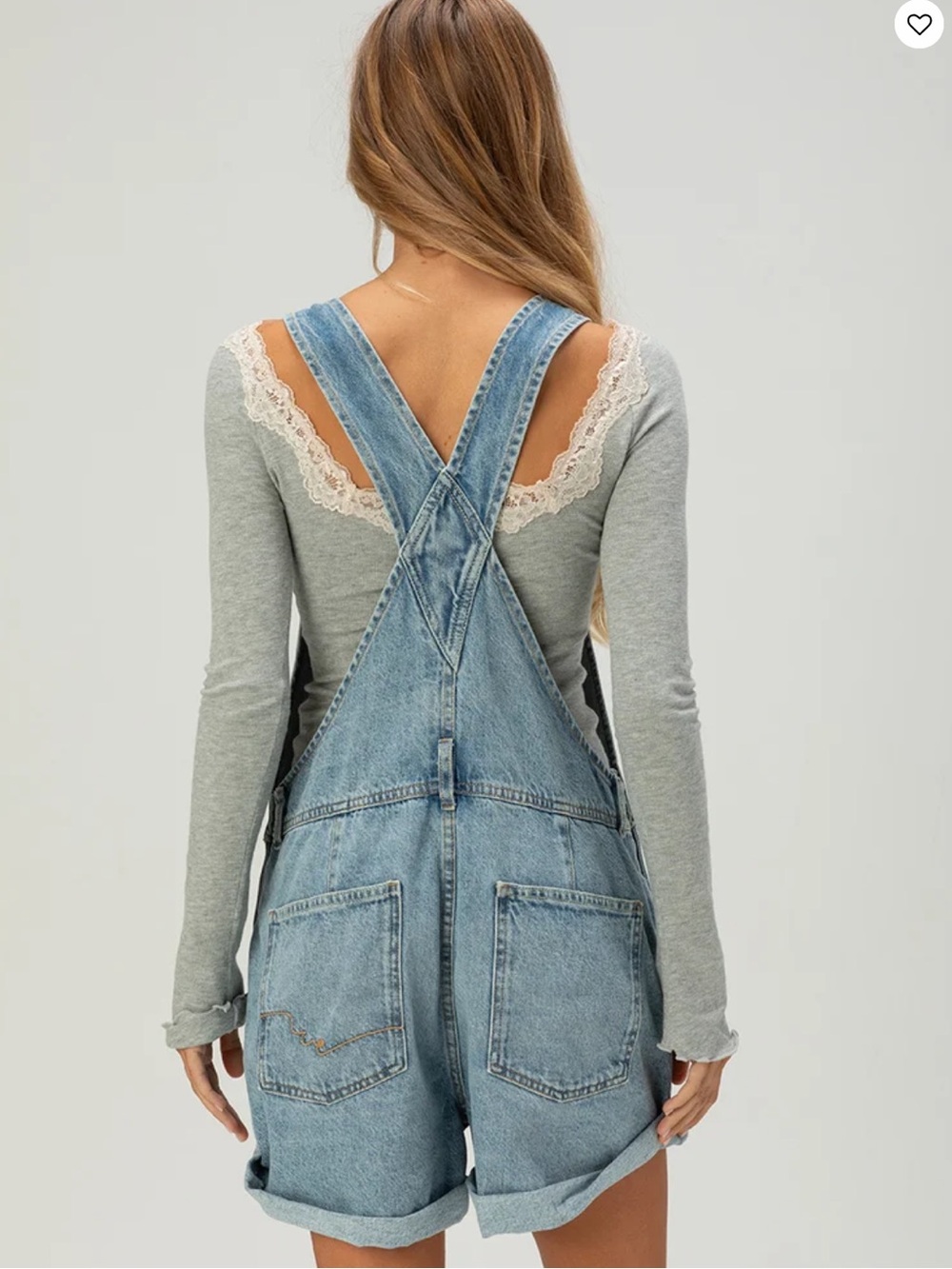 Free People Women's Ziggy Cotton Adjustable-Straps Shortalls Size Small - Picture 2 of 9